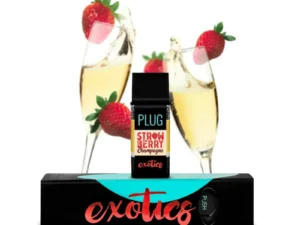 PLUGplay | PLUG™ EXOTICS: Strawberry Champagne Pod – 1.0g