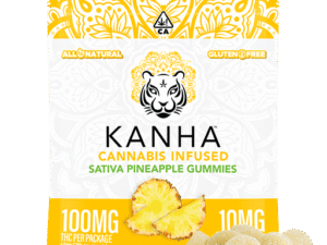 KANHA | Pineapple – Sativa Gummies – 100mg