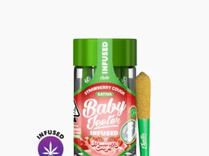 JEETER | Baby Jeeters Strawberry Cough – 5 Pack Infused Prerolls (0.5g each)