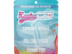 Kushy Punch Peach Full CBD Gummy