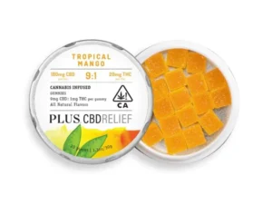 CBD Relief Tropical Mango 9:1 Gummies