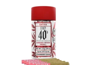 STIIIZY 40's Infused Pre-Rolls - Strawberry Cough (S)