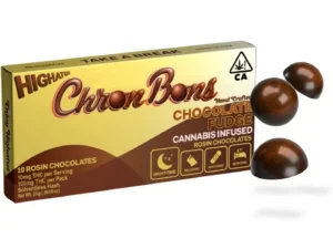 Highatus ChronBons | Mountain Walker Chocolate Fudge Rosin Infused Chocolates | 100mg