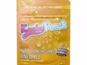 Kushy Punch Pineapple Gummies (H) - Individual